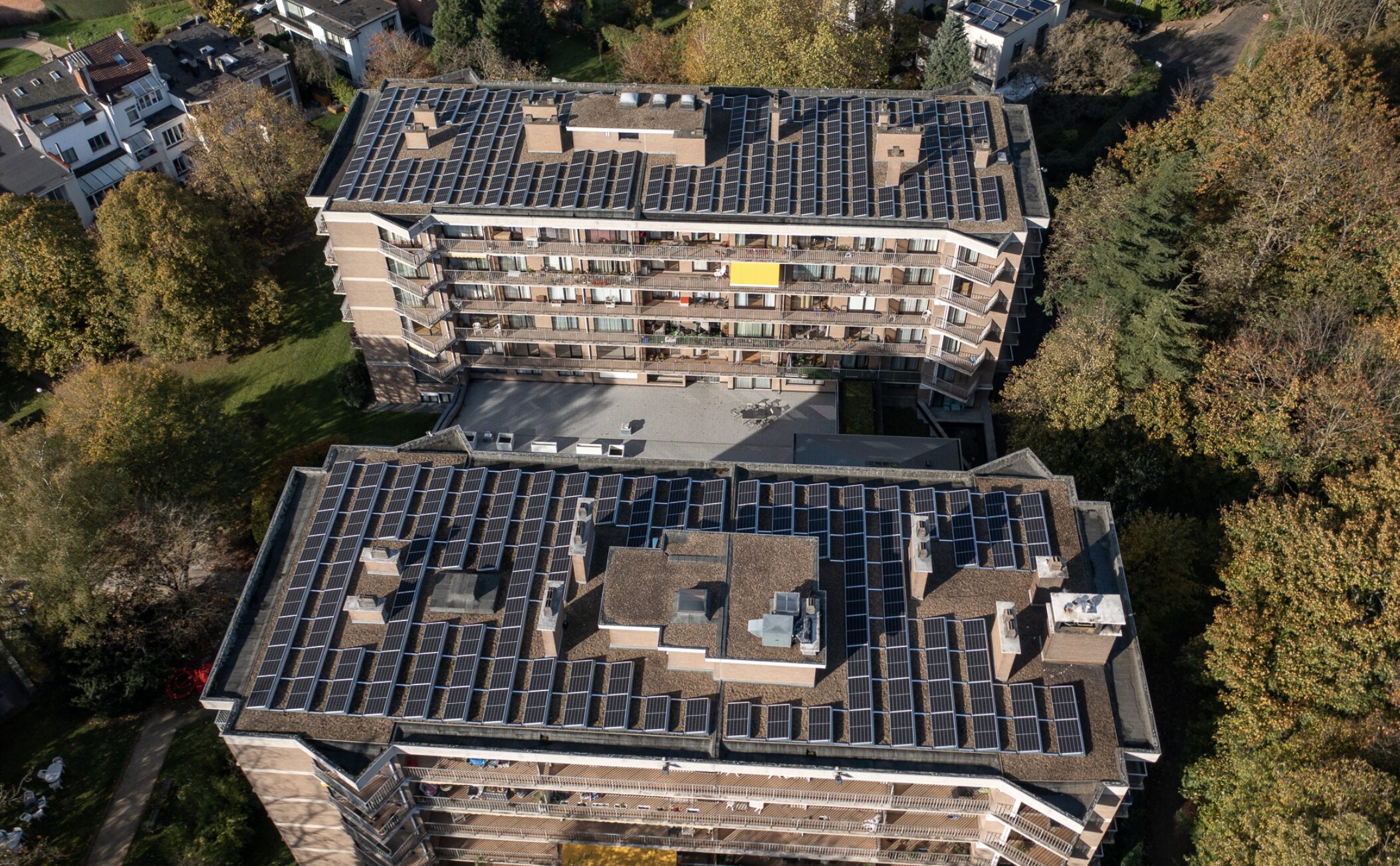 Zonnepaneel project in Ukkel van Solar Engineering