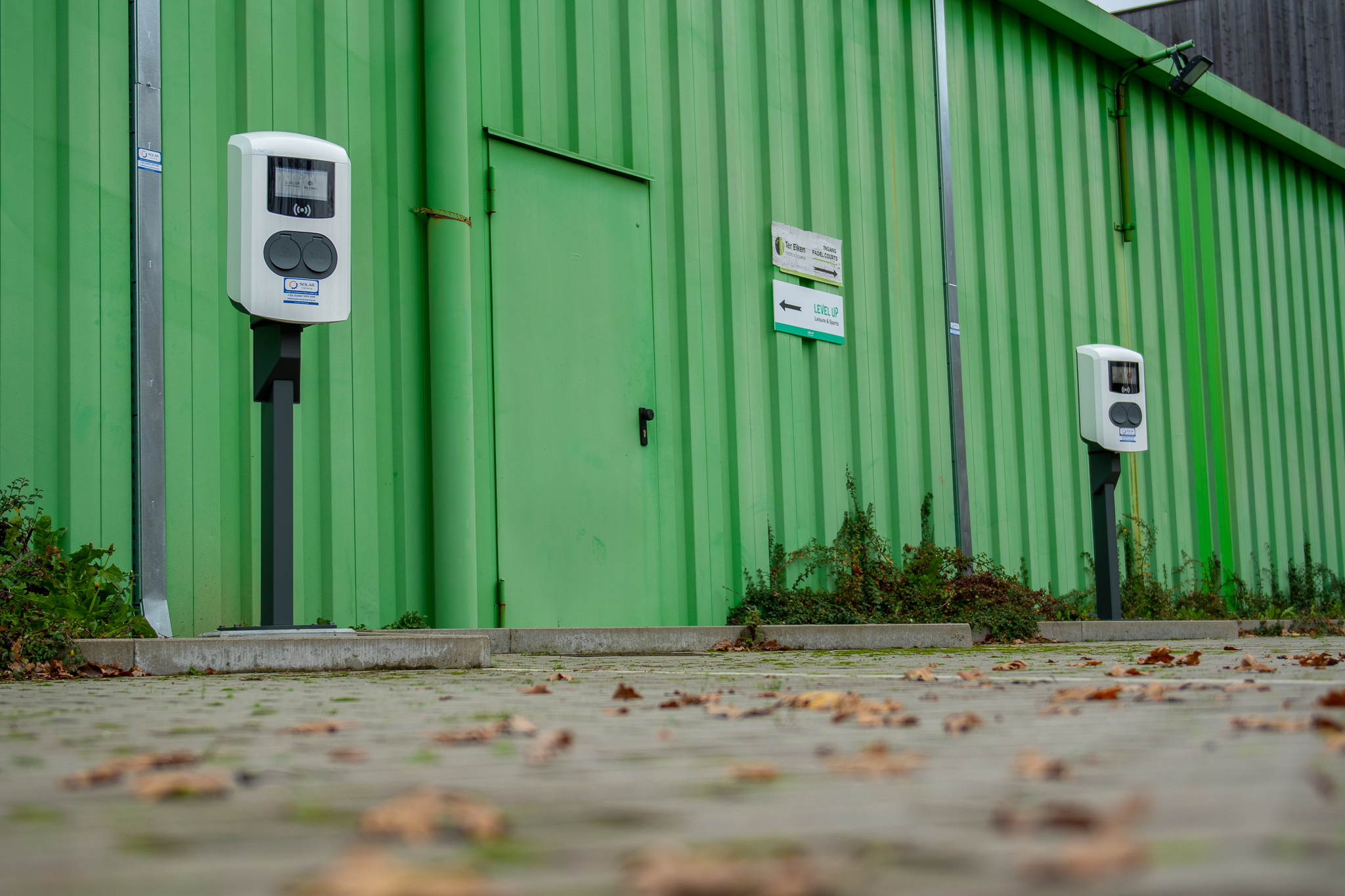 Laadpaal in Edegem van Solar Engineering Alfen